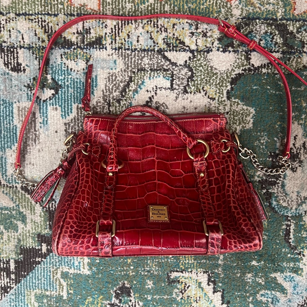 Authentic Red Dooney & Bourke Purse